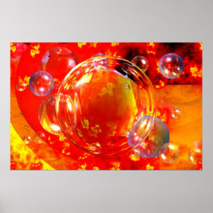 Digitale Abstrakte Malerei Art Print Moderne Poste Poster