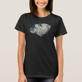 Digitale abstrakte Malerei einer Katze 45 T-Shirt