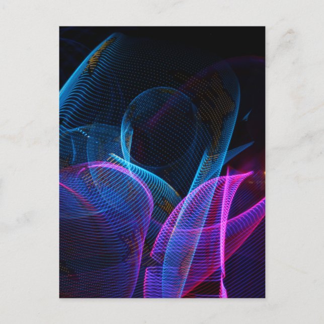 Digitale Abstrakte Postkarte 1 (Vorderseite)