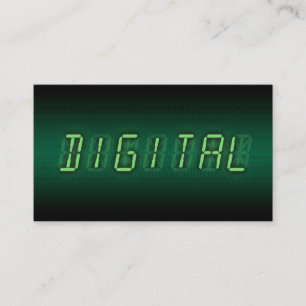 digitale Anzeige Visitenkarte