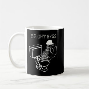 digitale Asche in einer digitalen Urne Kaffeetasse