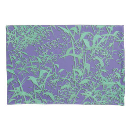 Digitale Bambus-Blätter Kissenbezug