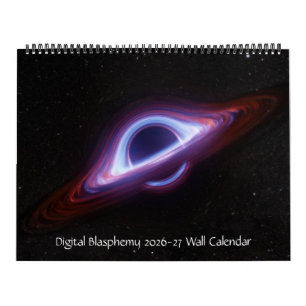 Digitale Blasphemie 2026-27 Mauerkalender (24 Mona Kalender