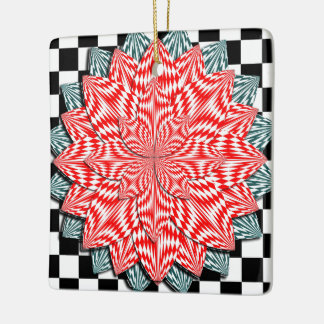 Digitale Blume von Kenneth Yoncich Keramikornament