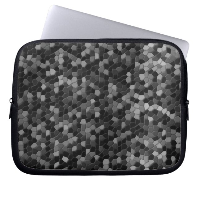 Digitale Camouflage aus gebürstetem Metall Laptopschutzhülle (Vorderseite)