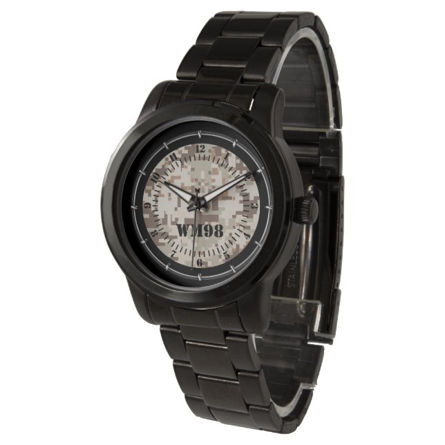 Digitale Camouflage-Beobachtung der Wüste Armbanduhr (Schrägansicht)