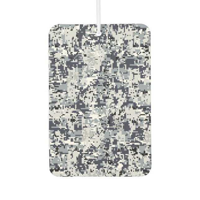Digitale Camouflage-Dekoration im urbanen Stil Autolufterfrischer (Vorderseite)