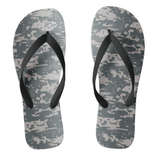 Digitale Camouflage Flip Flops