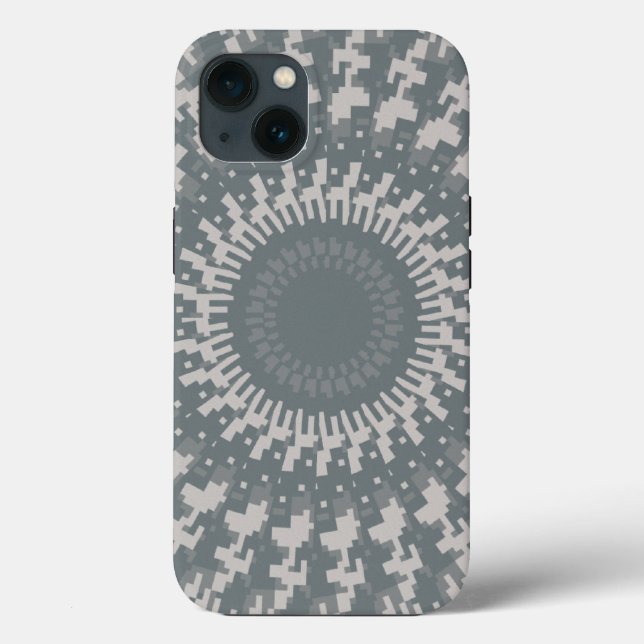 Digitale Camouflage Kaleidoskop Case-Mate iPhone Hülle (Rückseite)