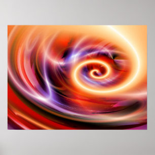 Digitale Computerkunst - Abstrakt moderne Kunst Poster