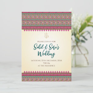 Digitale Desi-Hochzeitskarte Indische Hochzeitsein Einladung