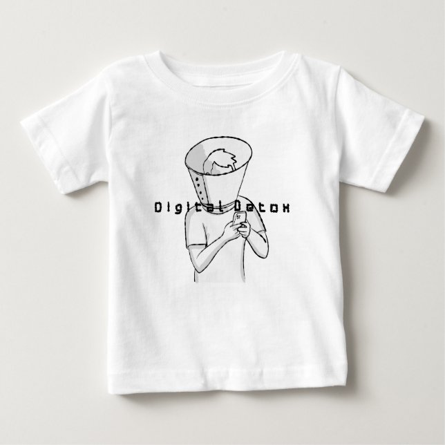digitale Detox-Behandlung Baby T-shirt (Vorderseite)