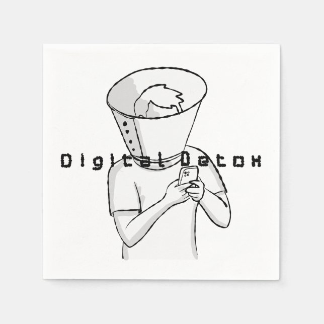 digitale Detox-Behandlung Serviette (Vorderseite)