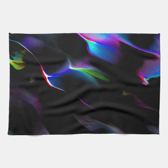 Digitale Dünen mit dunkelblauer Vorherrschaft Geschirrtuch (Horizontal)