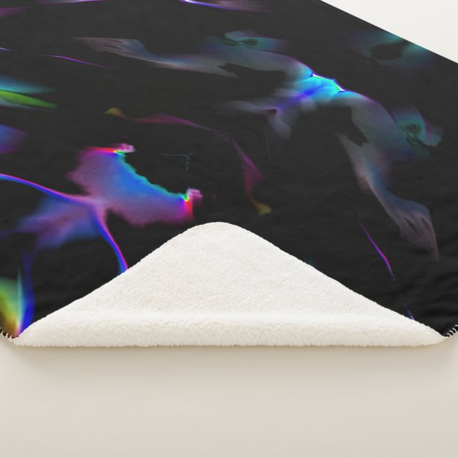 Digitale Dünen mit dunkelblauer Vorherrschaft Sherpadecke (3/4)