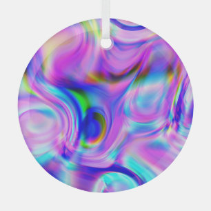 Digitale Effekte: mehrfarbiges abstraktes Muster. Ornament Aus Glas
