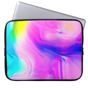 Digitale Effekte. Multicolor abstrakter Hintergrun Laptopschutzhülle