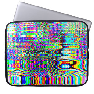 Digitale Effekte. Multicolor abstrakter Hintergrun Laptopschutzhülle