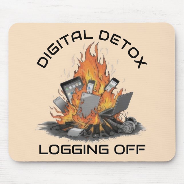 Digitale Entgiftung Mousepad (Vorne)