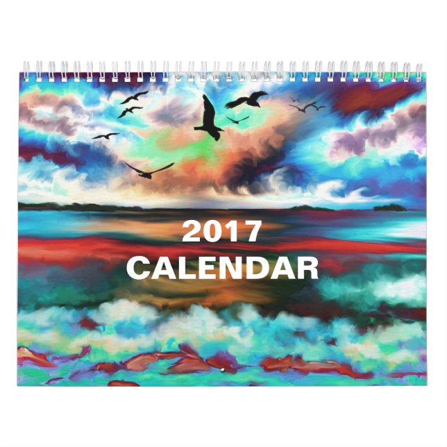 Digitale Fantasie Abstrakte Malerei Kalender (Titelbild)