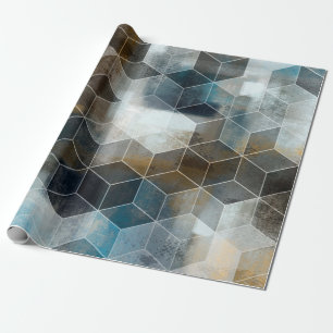 digitale farbenfrohe Wandfliesen Designart, Hinter Geschenkpapier