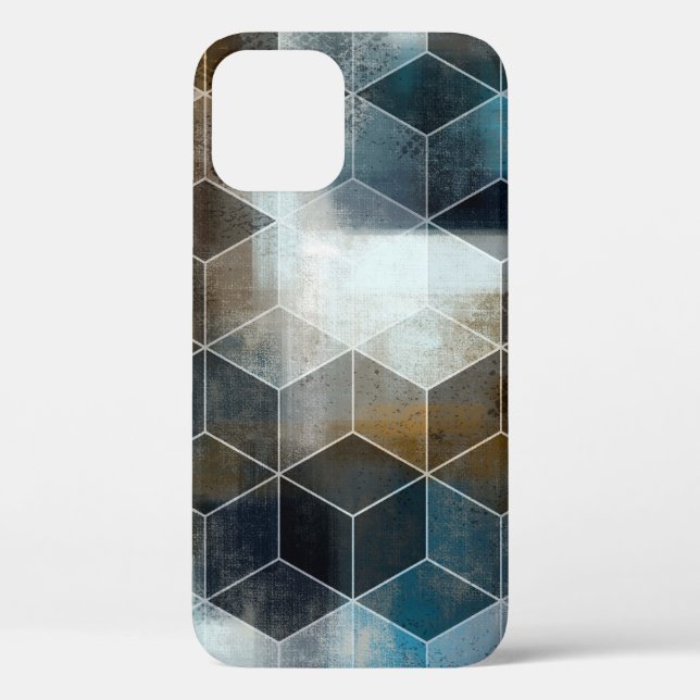 digitale farbige Wandfliesen, Design, Hintergrund, Case-Mate iPhone Hülle (Rückseite)