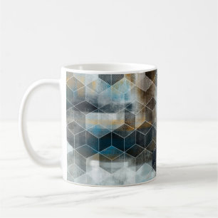 digitale farbige Wandfliesen, Design, Hintergrund, Kaffeetasse