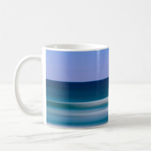 Digitale Fotografie absichtlich unscharf blau sais Kaffeetasse