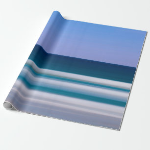 digitale Fotografie beabsichtigte Unschärfe blaue Geschenkpapier