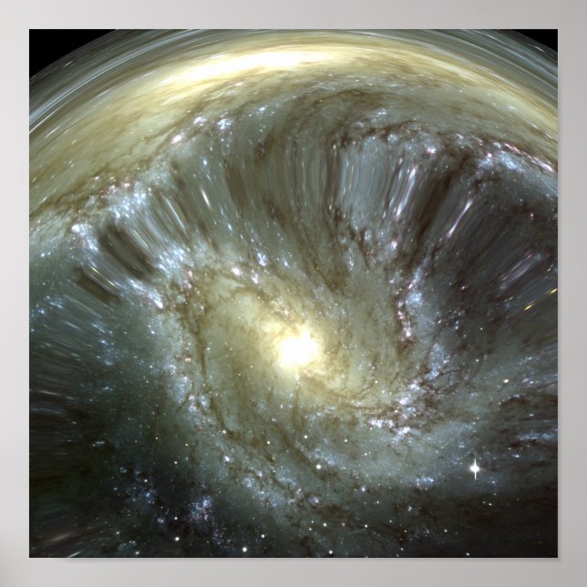 Digitale Galaxie Poster (Vorne)