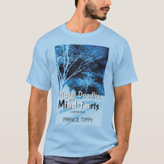 digitale Gekritzel und VerstandFurzen Hippie-t T-Shirt