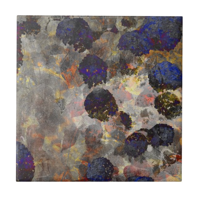 Digitale Hintergrundkunst des Blumenmusters / Blum Fliese (Vorderseite)