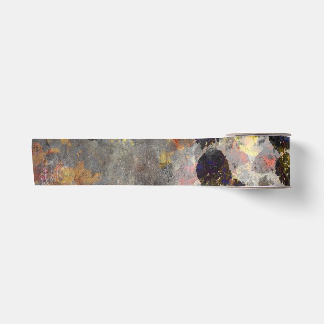 Digitale Hintergrundkunst des Blumenmusters / Blum Satinband (Vorderseite)