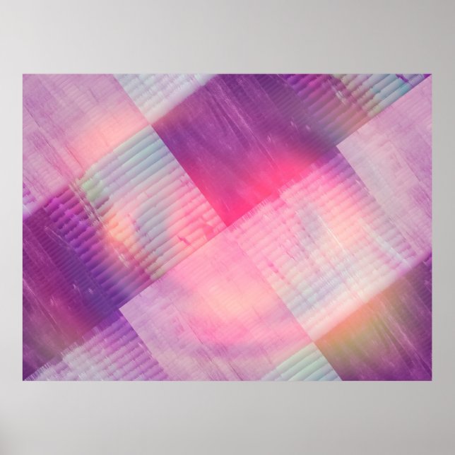 Digitale Illustration mit abstraktem Hintergrund.a Poster (Vorne)