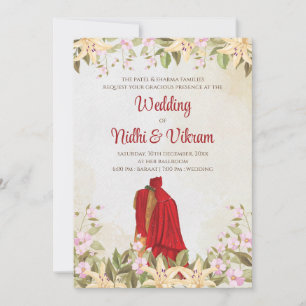 Digitale indische Hochzeitseinladungen & indische Einladung