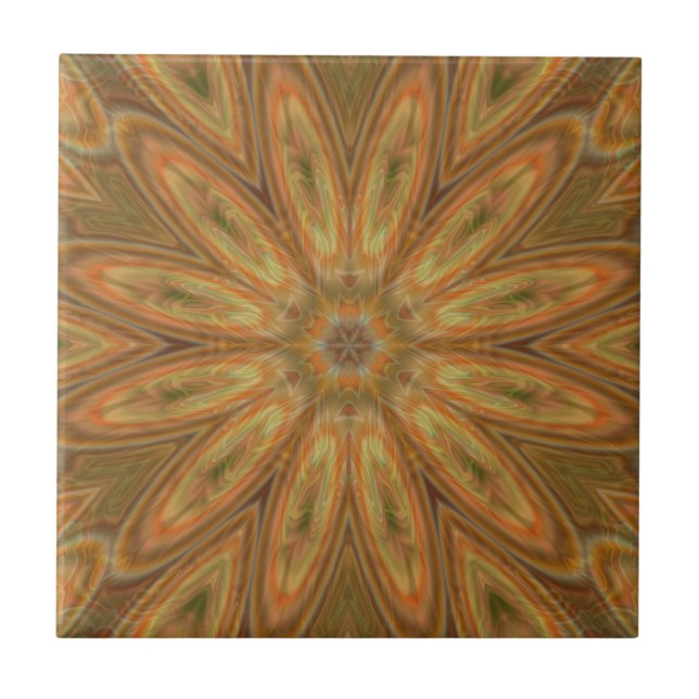 Digitale Keramik der Sonnenblume Tile 4,25" Fliese (Vorderseite)