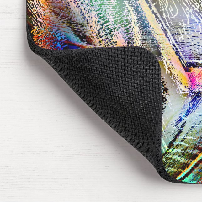 Digitale Kratzer mit glänzender und dunkler Touch Mousepad (Ecke)