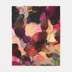 Digitale Kunst abstraktes Muster. Handzeichnung mo Fleecedecke