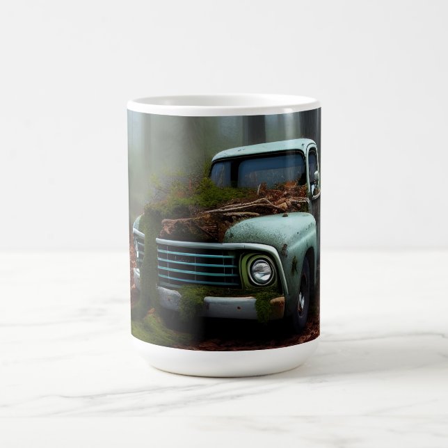 Digitale Kunst auf dem abgefahrenen Lkw Kaffeetasse (Mittel)