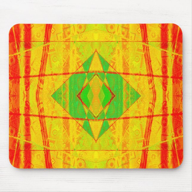 Digitale Kunst Cool Modernes Abstrakt Mousepad (Vorne)
