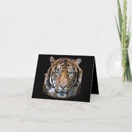 Digitale Kunst der bengalischen Tiger Karte