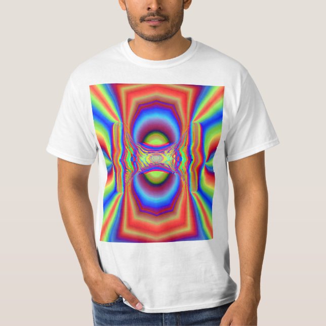 Digitale Kunst in Dimensionen T-Shirt (Vorderseite)