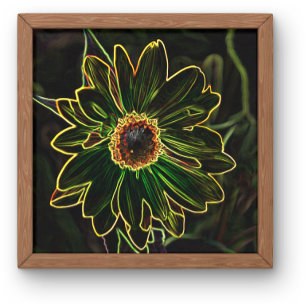 Digitale Kunst Leinwand Neon Natur