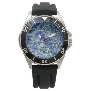 Digitale Kunst mit abstraktem Hintergrund Armbanduhr
