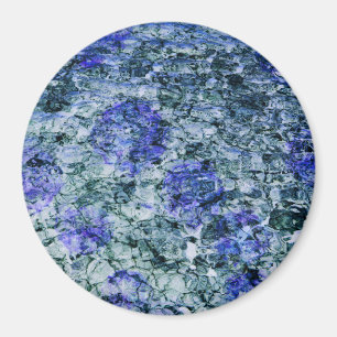 Digitale Kunst mit abstraktem Hintergrund Magnet