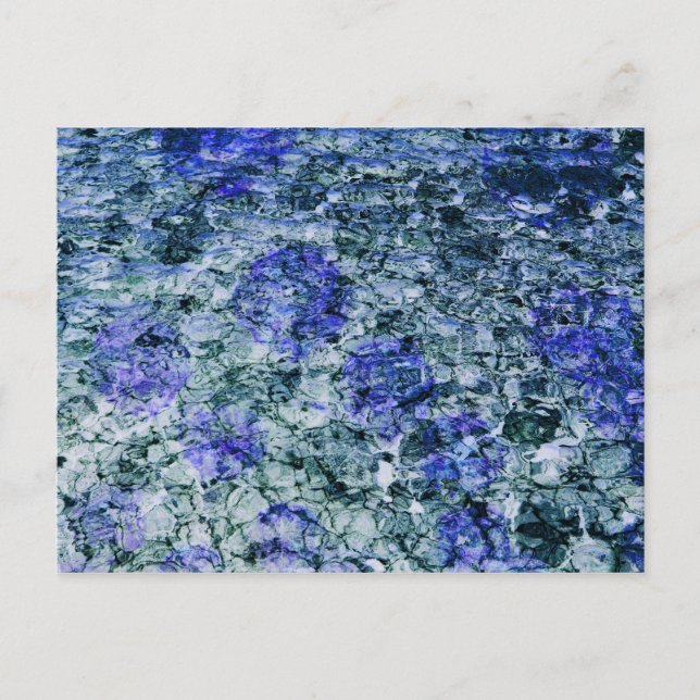 Digitale Kunst mit abstraktem Hintergrund Postkarte (Vorderseite)