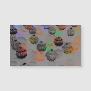 Digitale Kunst mit runden Pinselstrichen. Magnetkarte