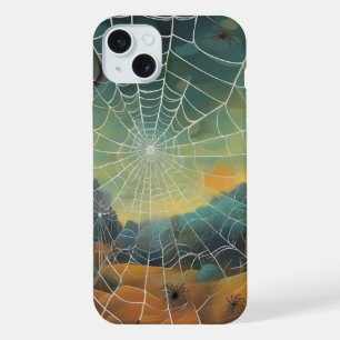 Digitale Kunst, Spinnennetze, Spinnen iPhone 15 Plus Hülle