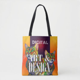 Digitale Kunst und Design Tasche