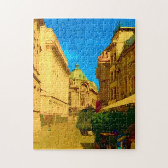 Digitale Malerei in Bukarest (Vertikal)